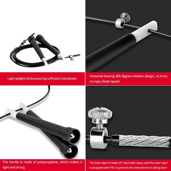 Steel Wire Speed Jumping Cable Rope for Exercise