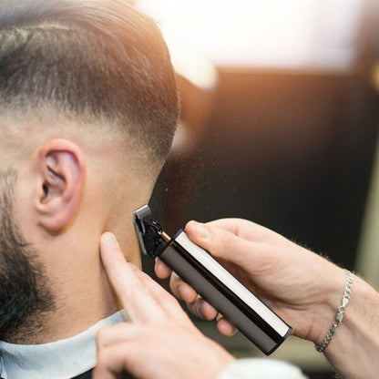 Cordless Mini Electric Hair Trimmer with LCD Display