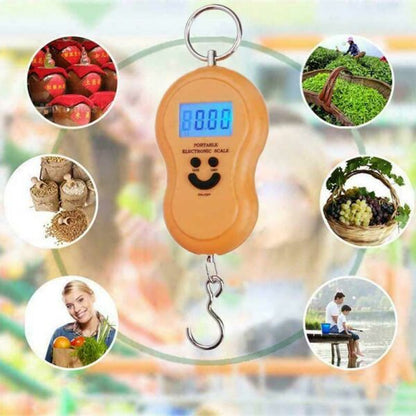 Portable Digital Scale Used For Food, Fishing And Luggage