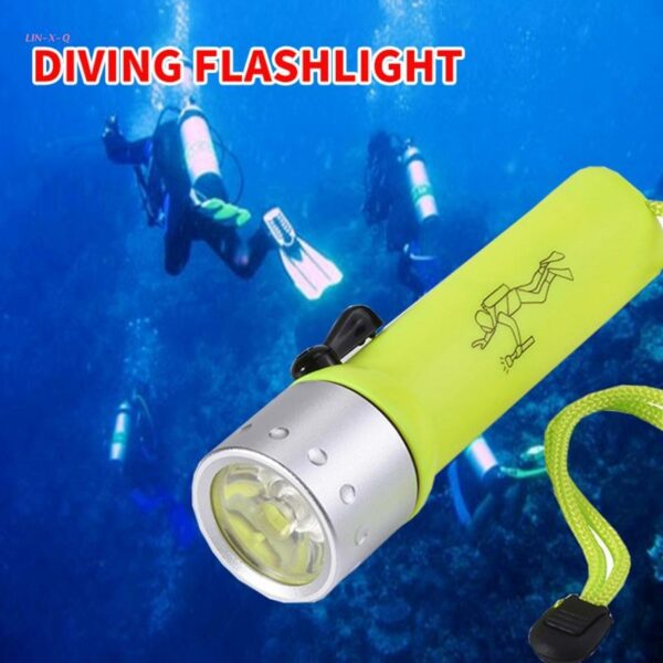 3W Professional Led Diving Flashlight Torch Waterproof Torch