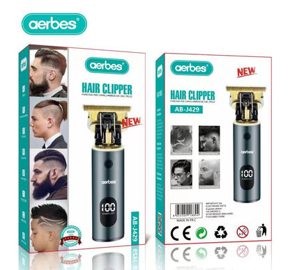 Hair Clipper With LCD Screen