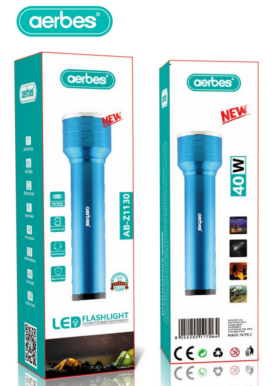 40W Rechargeable Mini Flashlight