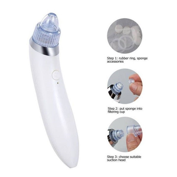 Rechargeable Blackhead Aspirator Facial Cleaning