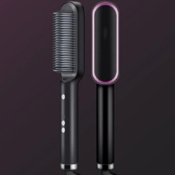 34W Electric Hair Straightener Comb Brush