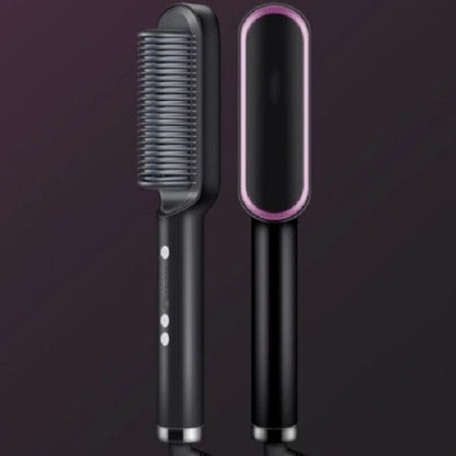 34W Electric Hair Straightener Comb Brush