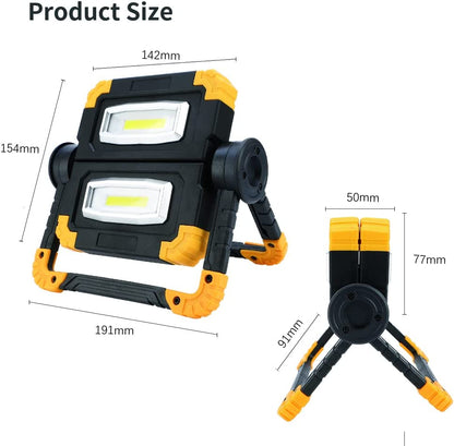 Adjustable Foldable Double Outdoor Floodlight