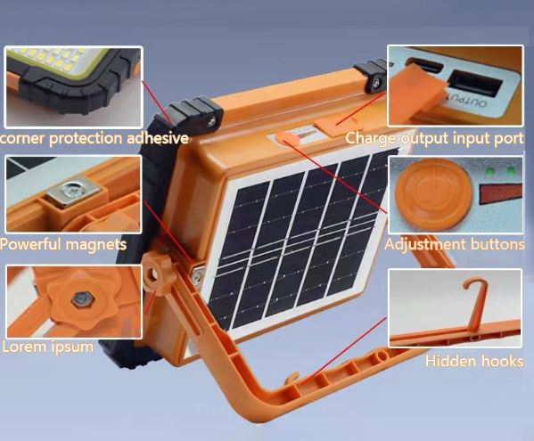 Solar Powered Multifunctional LED Light Doubles As Power Bank