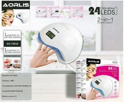 48W LED UV Nail Polish Lamp