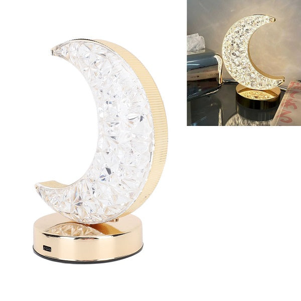Cresent Moon Shaped 3 Mode LED Rechargeable Light