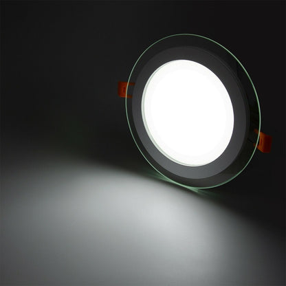 12W LED Round Glass Panel Ceiling Light