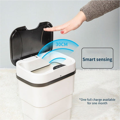 Smart Sensor Tech Savvy Modern Foldable Bin