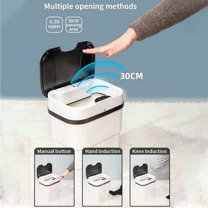 Smart Sensor Tech Savvy Modern Foldable Bin