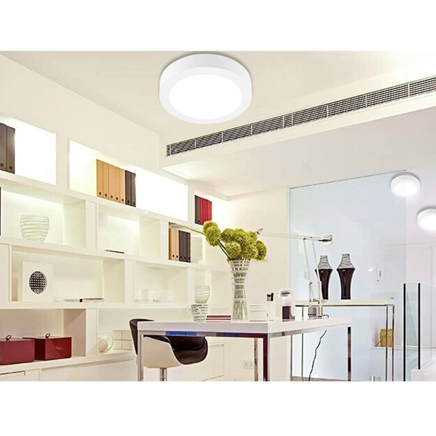 18W Round Non Isolated Wide Pressure Panel Ceiling Light
