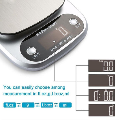 5kg/1g Digital Kitchen Food Scale With High Precision Capacity