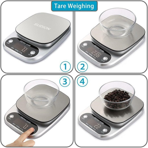 5kg/1g Digital Kitchen Food Scale With High Precision Capacity