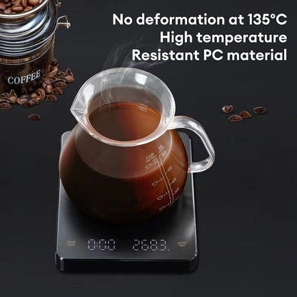 AB-C04 USB Rechargeable Digital Coffee Scale With Timer
