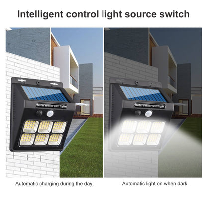 96 LED Solar Powered Sensor Wall Light