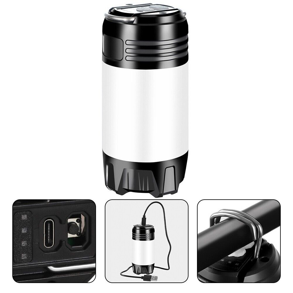 Portable 2 in 1 Rechargeable Hanging Camping Light
