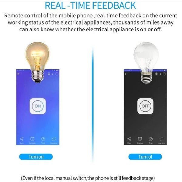 Wi-Fi Smart Switch With Smart Life App