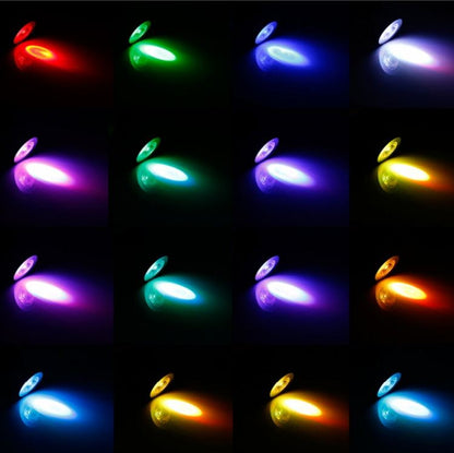 5W GU10 RGB LED Downlight Bulb With Remote Control