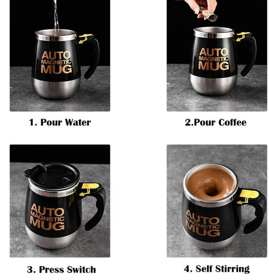 350ml Battery Operated Auto Stirring Magnetic Mug