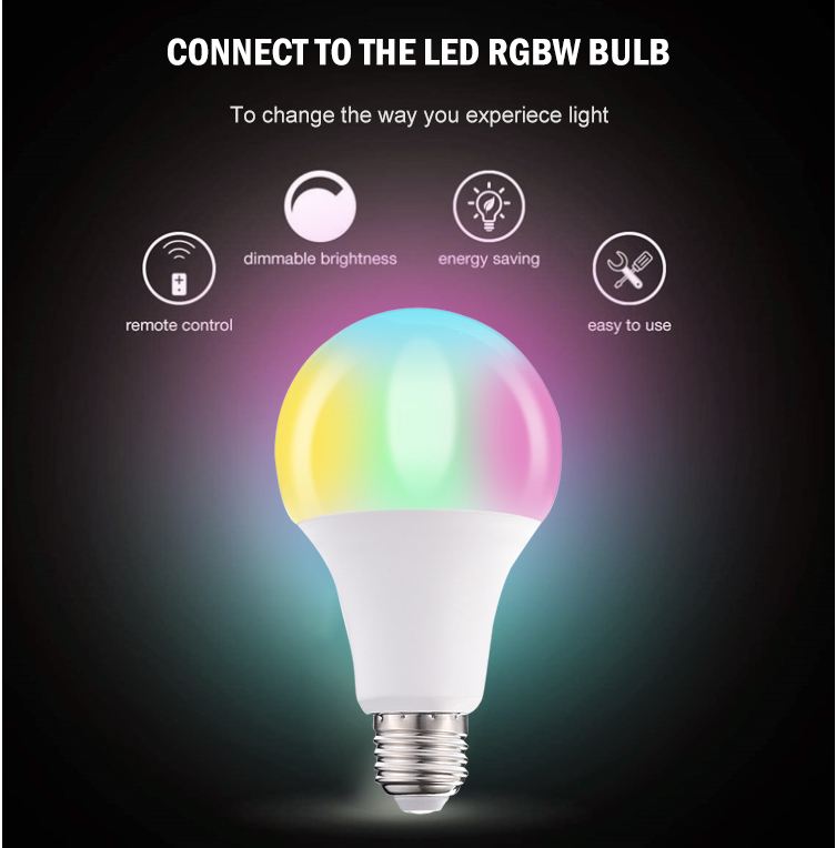 10W LED Bulb With Remote Control