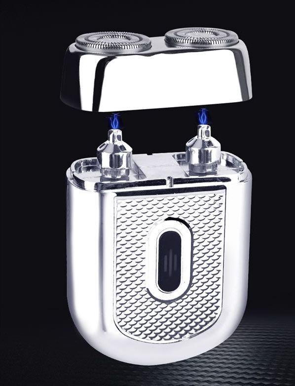 Portable Double-head Rotary Hair Shaver