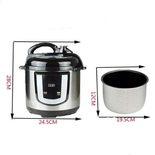 5Ltr Electric Pressure Cooker Solar Powered By Battery