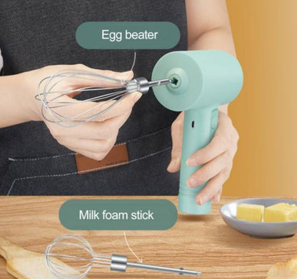 USB Port Rechargeable Handheld Mixer