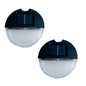 2 PCS Warm White And Multicolor Solar Powered Wall Lamp