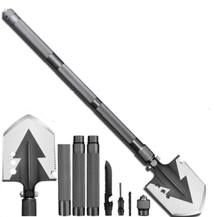Multifunction Tactical Shovel Folding Camping Survival Emergency Tools