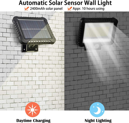 30W Solar Powered 100 COB Wall Lamp