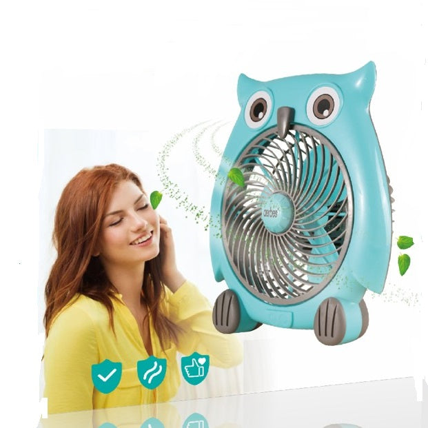 Electric Cartoon Owl Fan